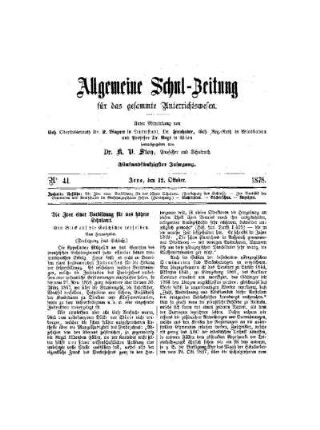 Die Idee einer Fortbildung für das höhere Schulamt. Ein Blick auf die Geschichte derselben : (Fortsetzung statt Schluß)