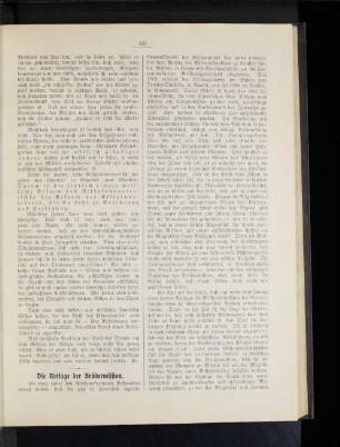 Die Notlage der Brüdermission.