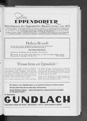 Warum hetzen wir Eppendorfer?