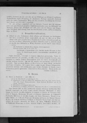 A. Gesandtschaftsakten.