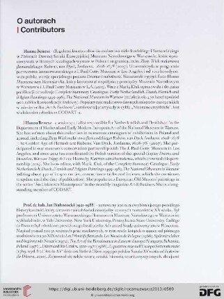 O autorach / Contributors