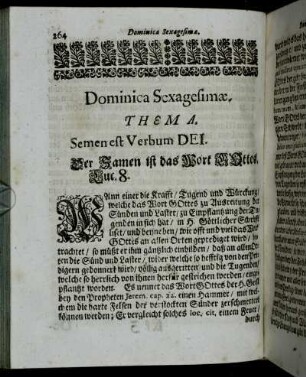 Dominica Sexagesimæ. - Dominica Quinquagesimæ.