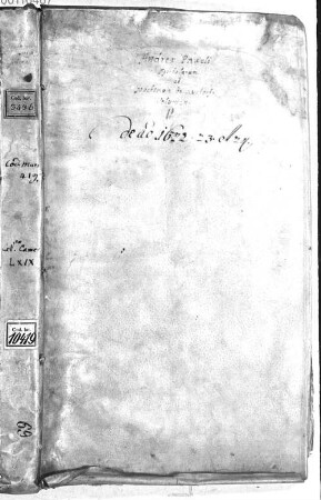 Lettres à Jean de Rustorf, 1622 - 1624 - BSB Clm 10419