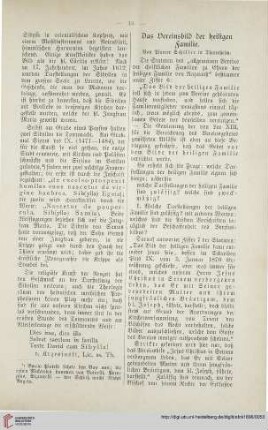 14: Das Vereinsbild der heiligen Familie, [1]