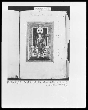 Epistolar — Der heilige Paul, Folio 1recto