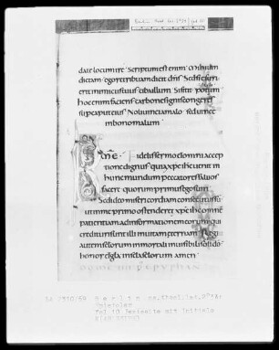 Epistolar aus Trier — Initiale K(ARISSIME), Folio 10recto