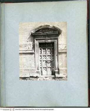 I Rome architectureSan Lorenzo in Miranda, Eingansportal - Rotes Album I (Architektur antik und modern)