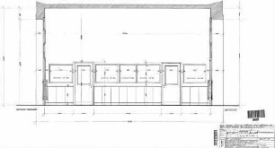 Bad Wildbad: Umbauarbeiten Schalterhalle, Wandabwicklung, Zugang Heizung, Diensträume Empfangsgeb.