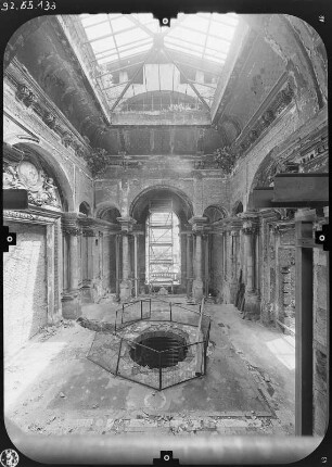Dresden-Altstadt. Ausstellungsgebäude des Sächsischen Kunstvereins (1886-1893; K. Lipsius). Innenansicht