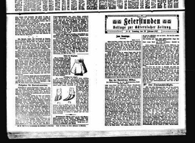 Titelseite einer Zeitung