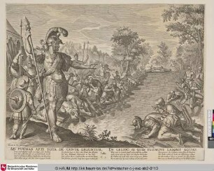 [Gideon beobachtet die Soldaten beim Trinken am Fluss; Gideon Watching the Soldiers Kneeling down to Drink]