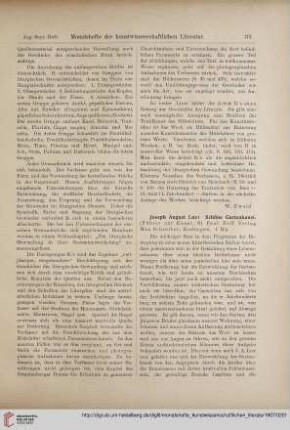 [Rezension von: Joseph August Lux, Schöne Gartenkunst]