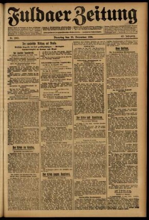 Ausgabe vom Dienstag, den 19. Dezember 1916.