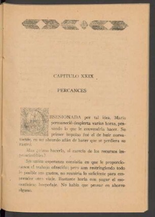 Capítulo XXIX - Percances