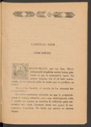 Capítulo XXIX - Percances
