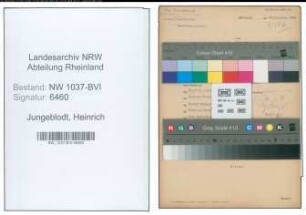 Entnazifizierung Heinrich Jungeblodt , geb. 10.03.1892 (Kaufmann)