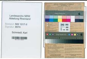 Entnazifizierung Karl Schmiedl , geb. 09.06.1902 (Dreher)