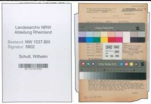 Entnazifizierung Wilhelm Schult , geb. 05.05.1910 (Angestellter)