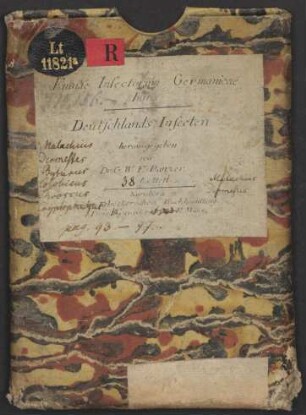 Deutschlands Insecten ... 38tes Heft.