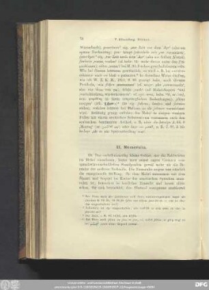 II. Numeralia.