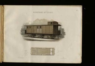 Bl. 2. Bagagewagen mit Bremse.