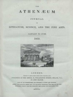 1860,1: The Athenaeum