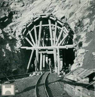 Gleisbergtunnel Heidenau-Altenberg, Deutschland, 1936