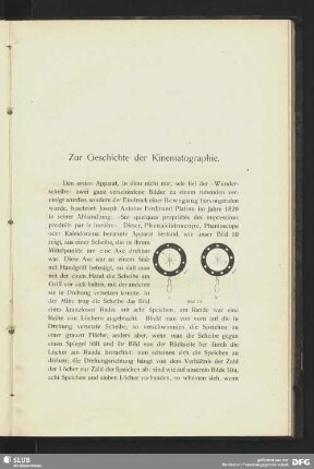 Zur Geschichte der Kinematographie