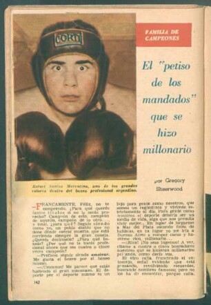 El "petiso de los mandados" que se hizo millonario : Familias de campeones