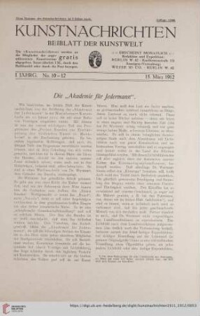 No. 10-12 (15. März 1912)