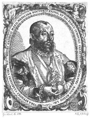 Georgius Marius (1533-1600), 1565-1575 Professor der Medizin in Marburg