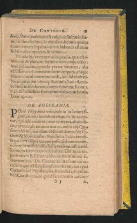 De Polygamia.