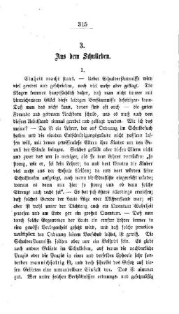 Aus dem Schulleben