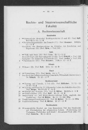 A. Rechtswissenschaft