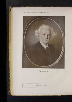 "Deutshes Volkstum" (Bühne und Welt) XIX, 3 Charakterkopf Von Anton Schöner