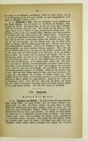 VIII. England