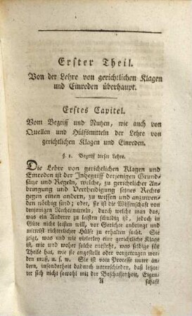 Theoretisch-praktisches System der Lehre von gerichtlichen Klagen und Einreden, 1