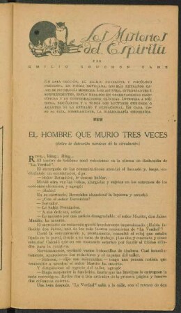 Los misterios del espiritu