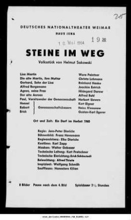 Steine im Weg