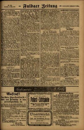 Zweite Ausgabe vom Dienstag, den 04. März 1919.