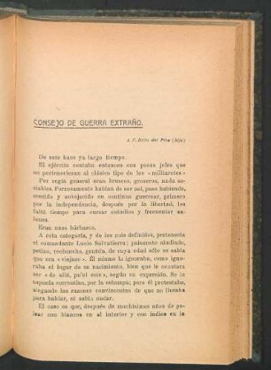 Consejo de guerra estraño : A F. Brito del Pino (hijo)