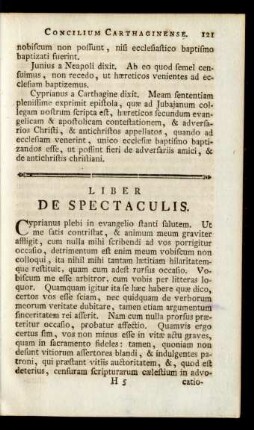 Liber De Spectaculis