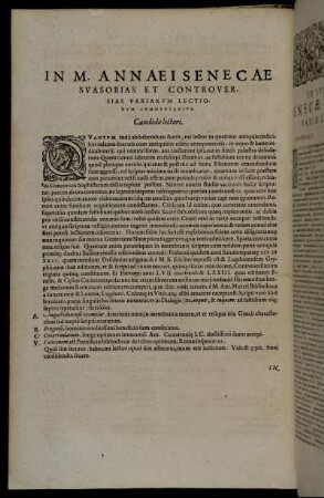 In M. Annæi Sencæ Suasorias Et Controversias Variarum Lectionum Commentarius.