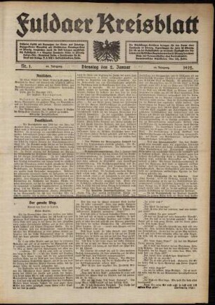 44.1912: Fuldaer Kreisblatt