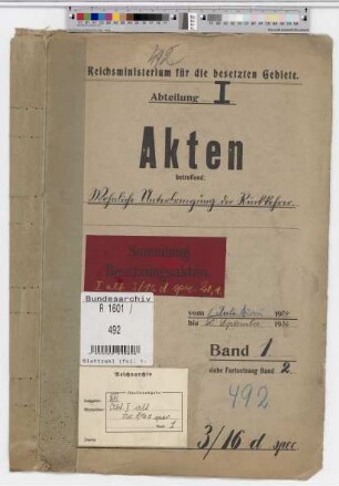 Wohnliche Unterbringung der Rückkehrer: Bd. 1