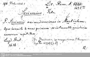 Literatura Romana A 1695.m
