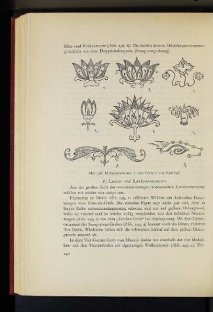 Abb. 248: Blumenornamente in den Gräbern von Kokuryo.