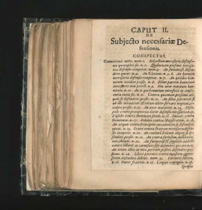 Caput II. De Subiecto necessariae Defensionis.