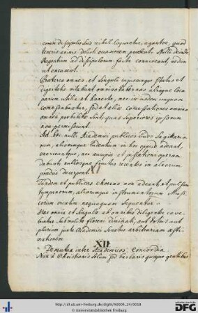 [fol. 8] De mutua academicorum concordia