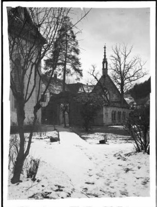 Bad Herrenalb Kloster - Klosterkirche Paradies Außenansicht von Nordosten